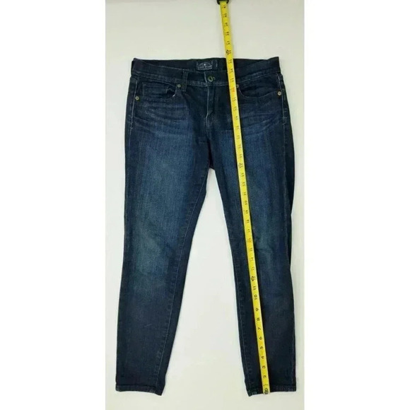 Lucky Brand 28X28 Women's Charlie Pencil Capri Size 6/28 Indigo Blue Denim Jeans - Picture 12 of 13